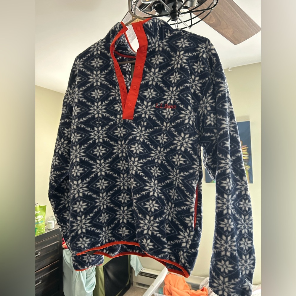 LL Bean fleece sweatshirt